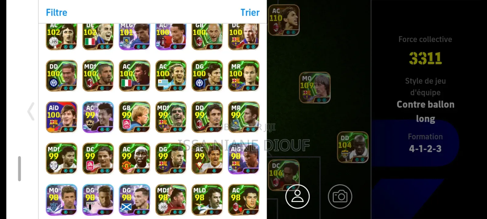 Compte Efootball Mobile