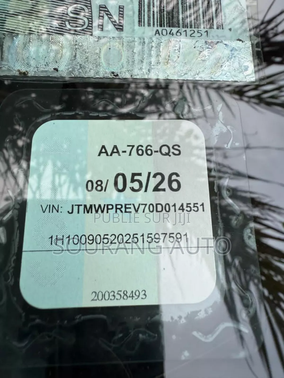 Toyota RAV4 LE FWD (2.5L 4cyl 6A) 2016 Blanc