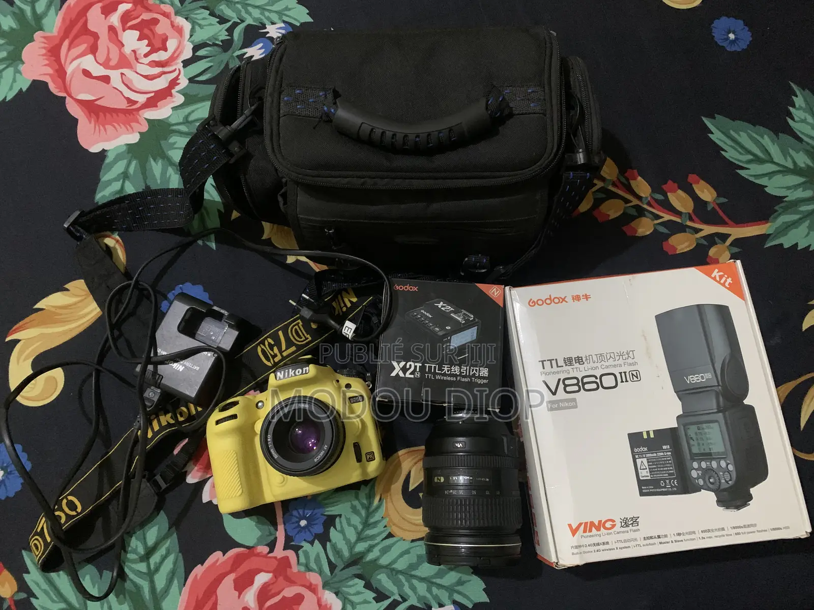 Nikon D750 Avec Deux Objectifs 50mm Et 24-70mm Flash V860ll Et X2t