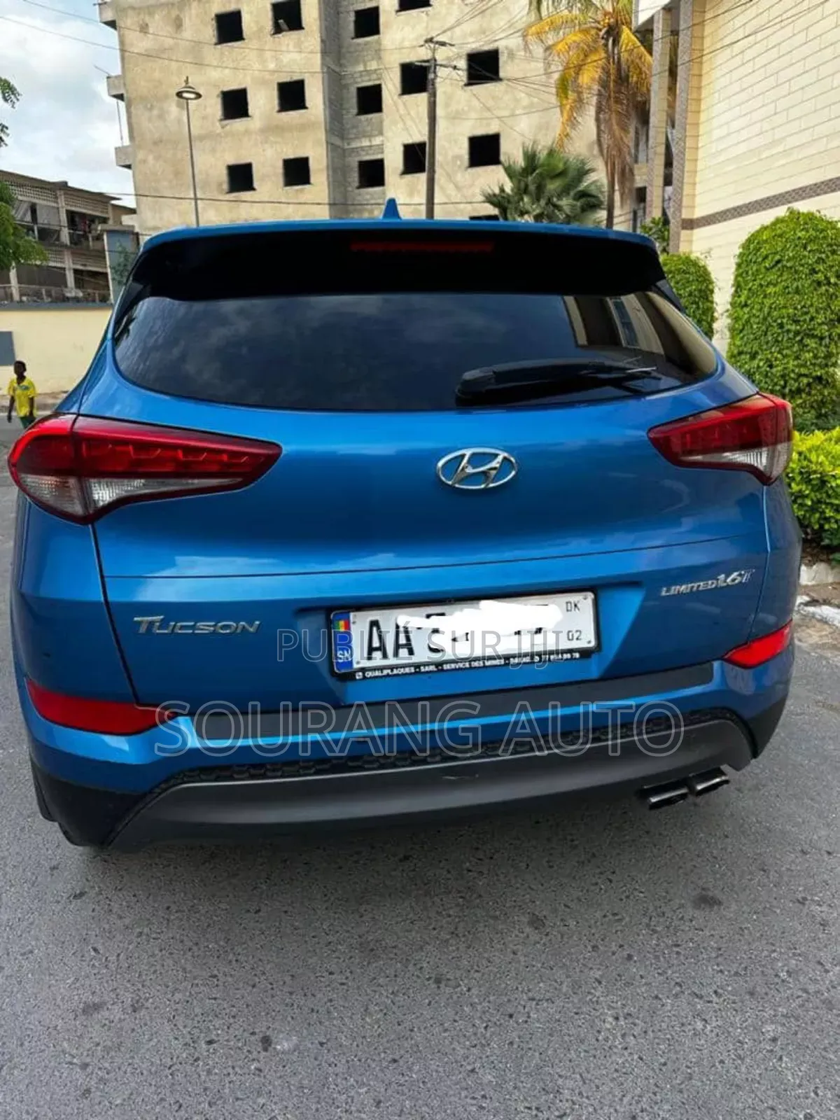 Hyundai Tucson Limited AWD 2016 Bleu