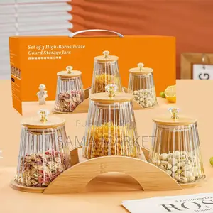 Ensemble Sucreries Superposés en Verre Avec