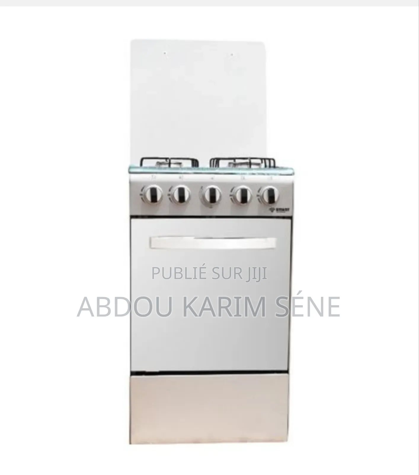 Cuisinière À Gaz 4 Feux Inox – Allumage Automatique – 50x50 Cm