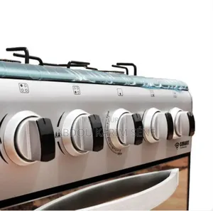 Cuisinière À Gaz 4 Feux Inox – Allumage Automatique – 50x50 Cm