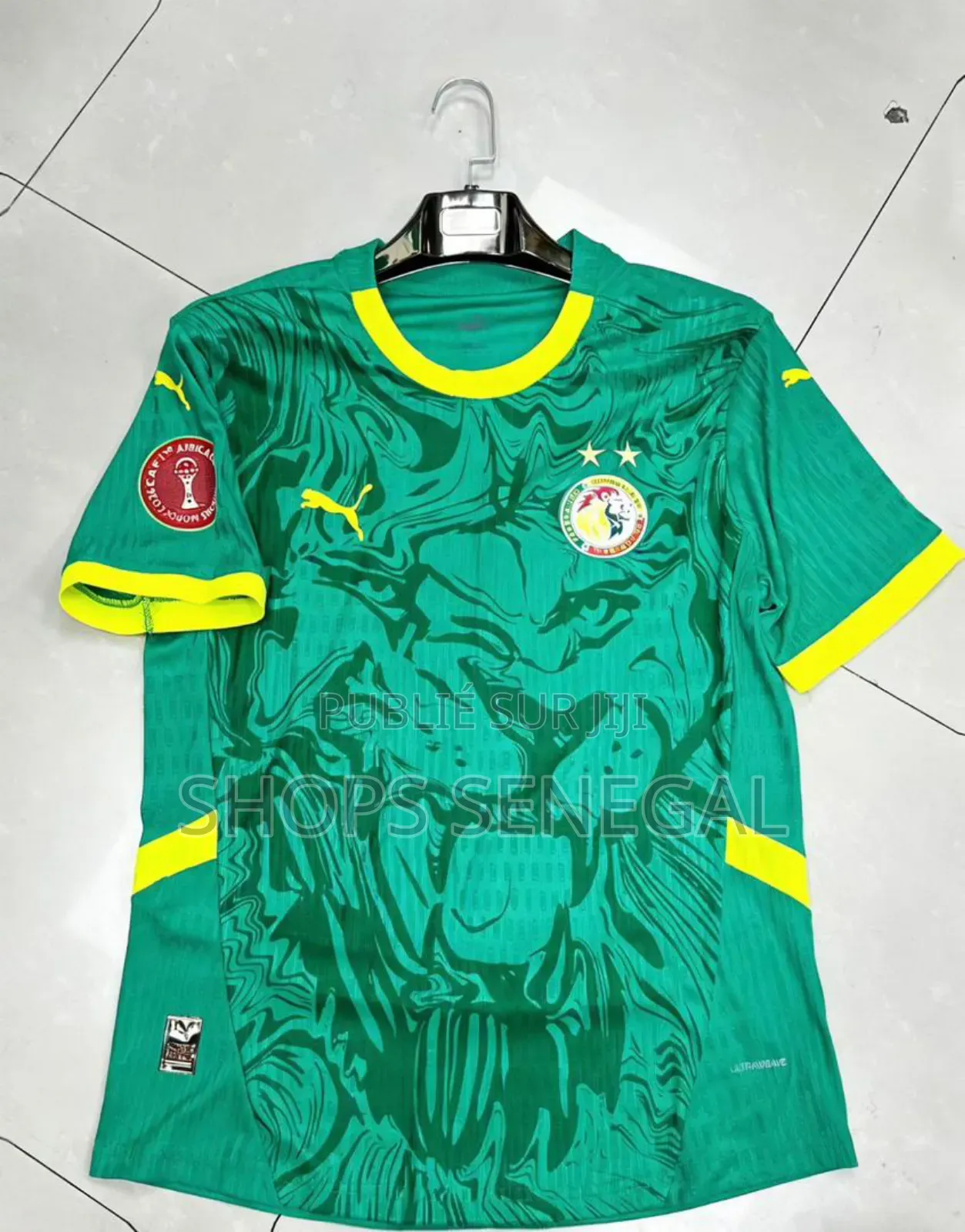 Maillot Senegal 2 Étoiles Champions D’Afrique