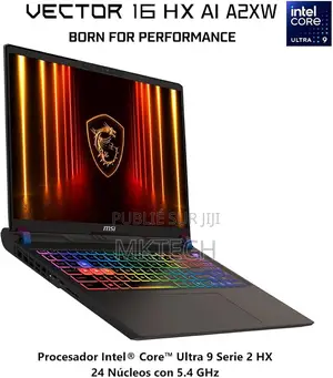 New MSI Vector 16 HX AI A2XWIG 32GB Intel Core Ultra 9 SSD 1T