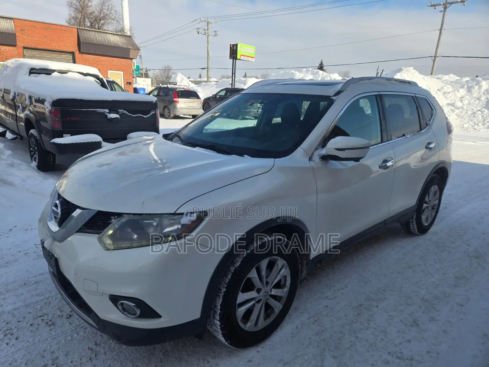 Nissan Rogue S AWD 2016 Blanc