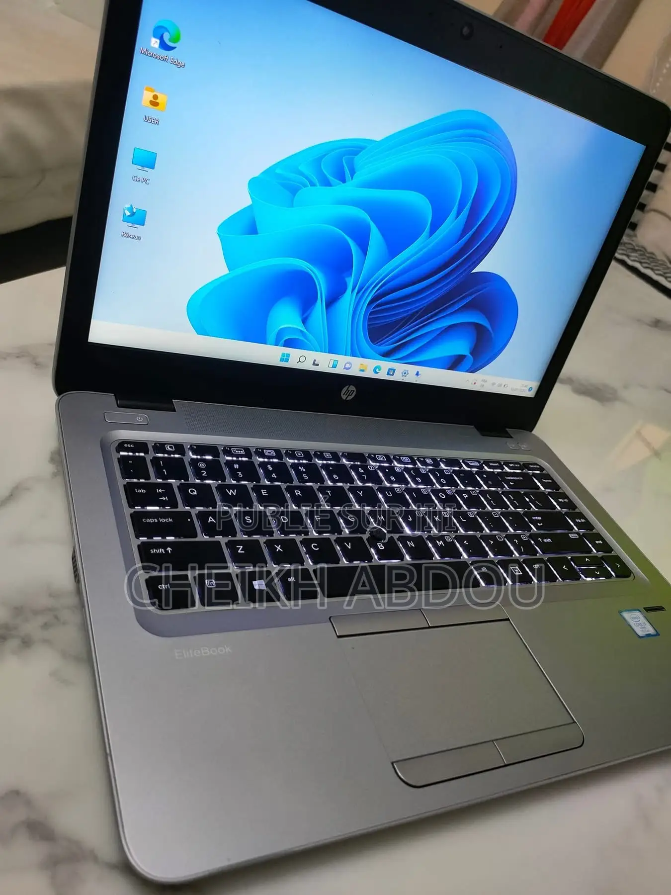 Ordinateur Portable HP EliteBook 840 G3 8GB Intel Core I7 SSD 256GB