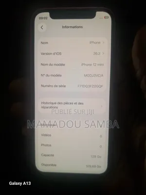 Apple iPhone 12 mini 128 GB Rouge