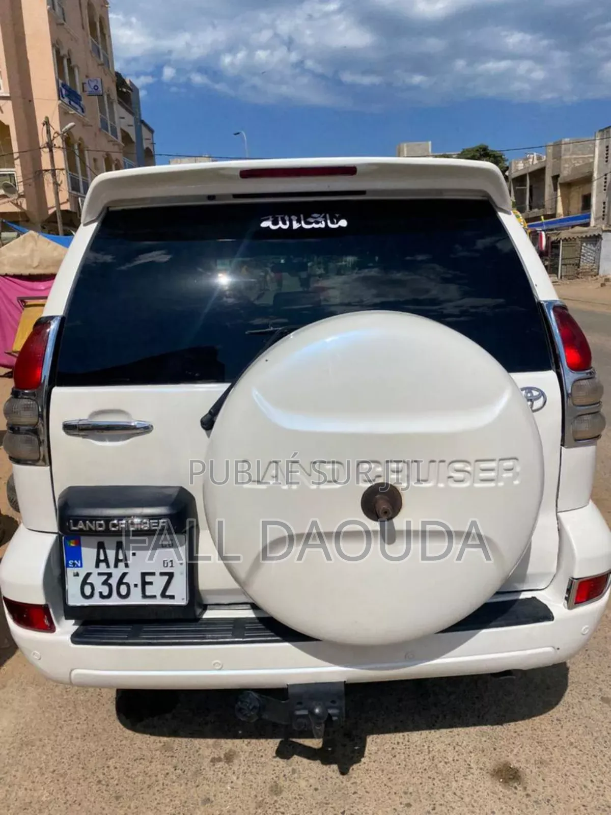 Toyota Land Cruiser Prado 2008 Blanc