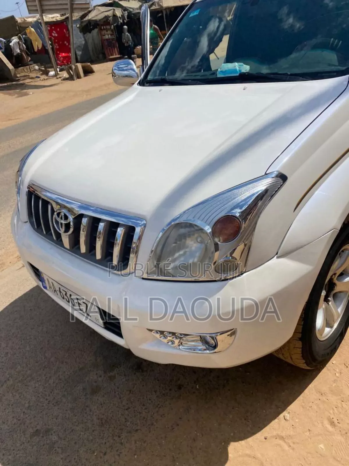 Toyota Land Cruiser Prado 2008 Blanc