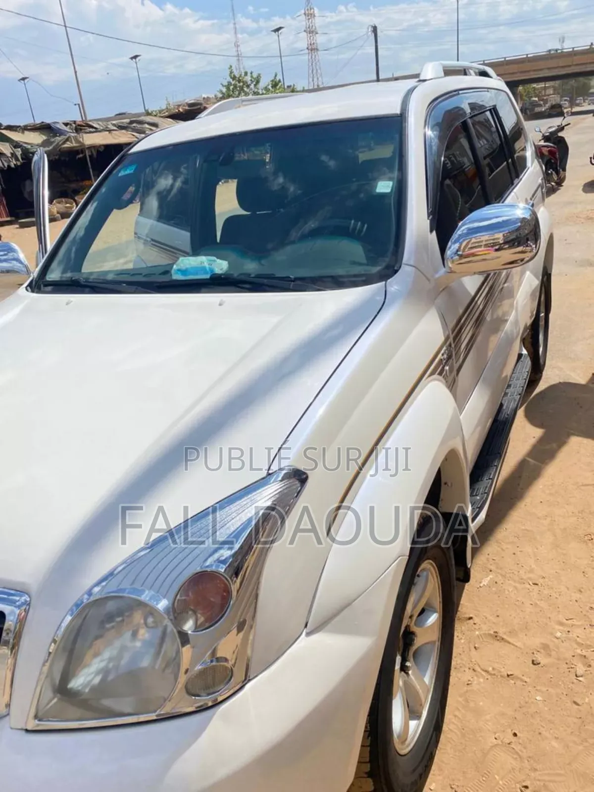 Toyota Land Cruiser Prado 2008 Blanc