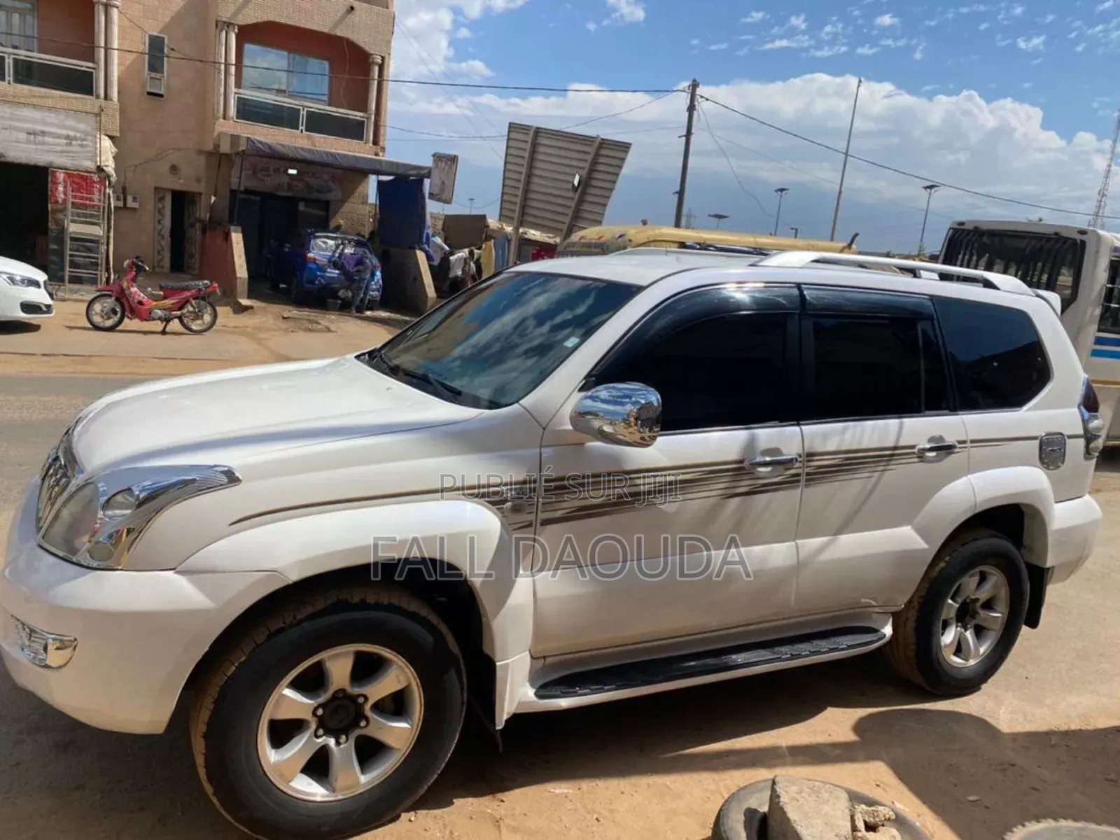 Toyota Land Cruiser Prado 2008 Blanc