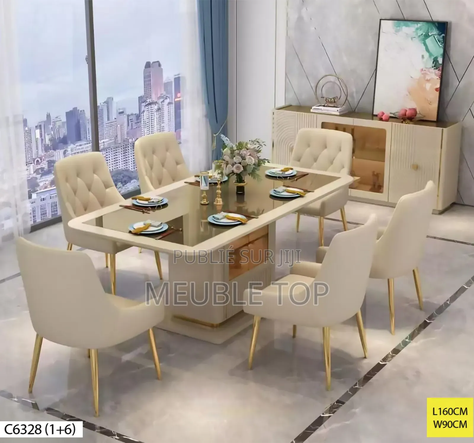 Tables A Manger De Luxe En 6 Places