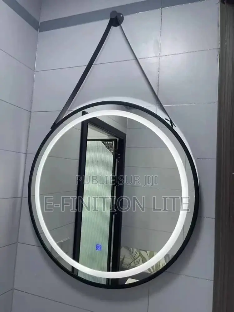 Miroir Led Noir Décoratif
