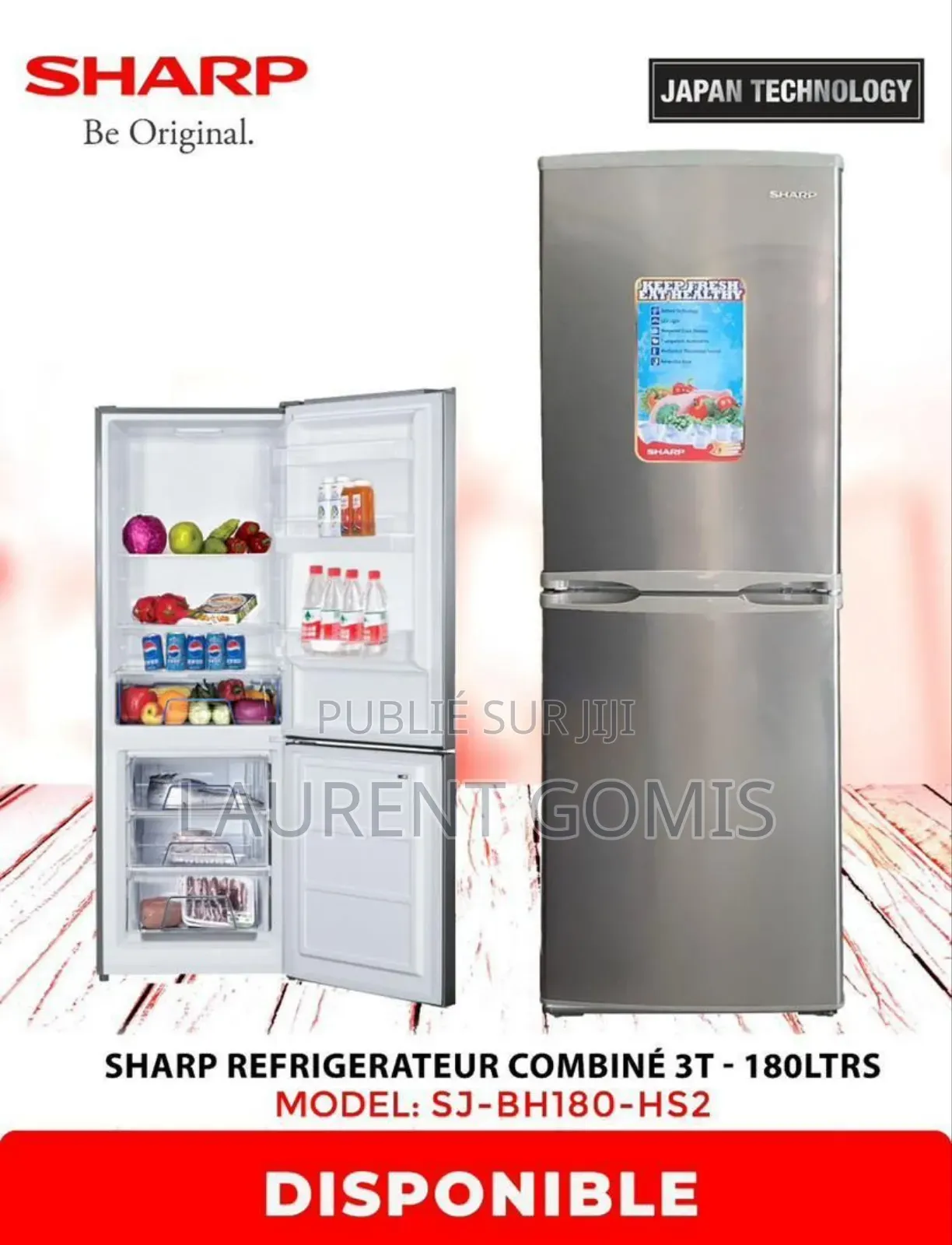 Réfrigérateur Combiné Avec Plaque Alu