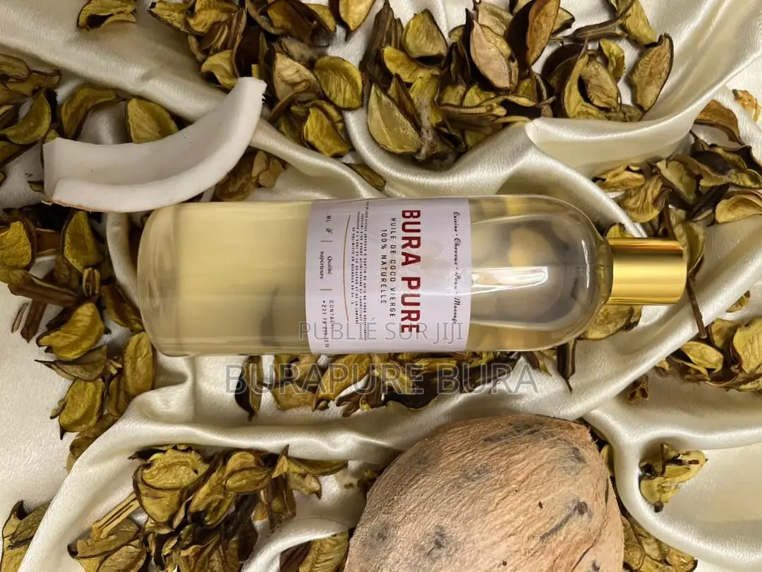 Huile De Coco Vierge Pressé À Froid 100% Naturelle 500ml