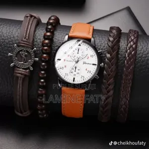 Ensemble Montre Bracelet Pour Homme