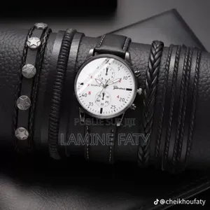 Ensemble Montre Bracelet Pour Homme