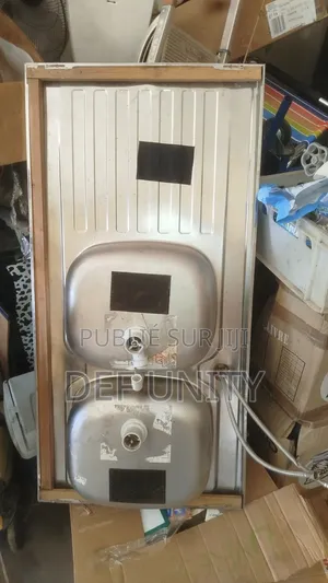 Évier Inox Double Bac Avec Égouttoir Et Robinet Venant De France