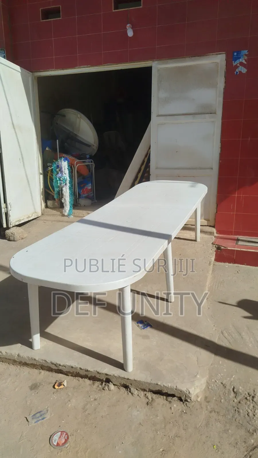 Table De Jardin Démontable Blanche