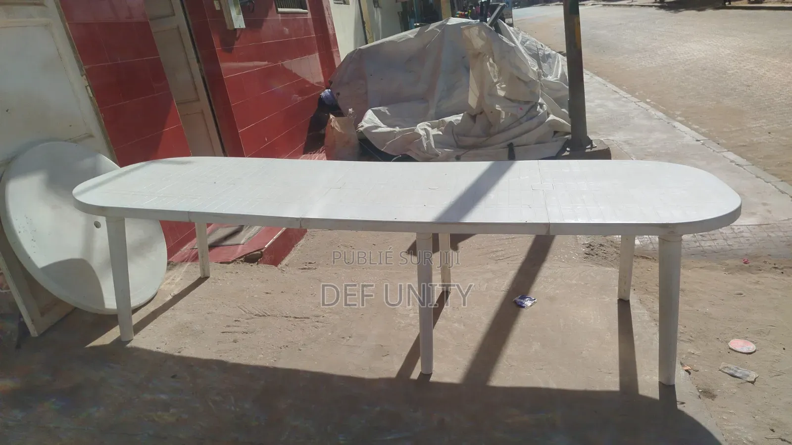 Table De Jardin Démontable Blanche