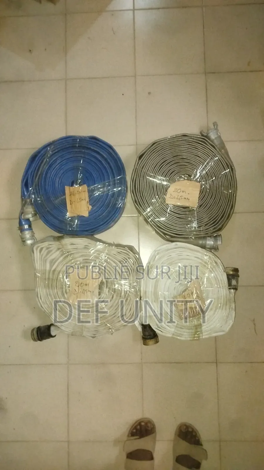 4 Tuyaux De Refoulement Diamètre 45mm