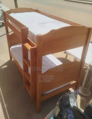 Lit Superposé Bois Massif 2 Couchages Naturel