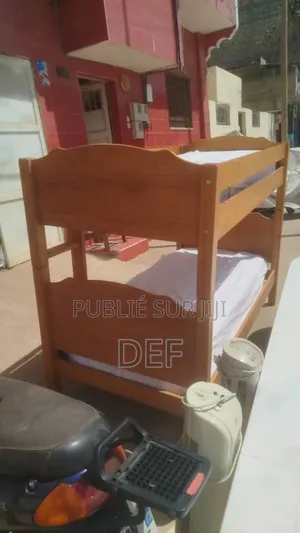 Lit Superposé Bois Massif 2 Couchages Naturel