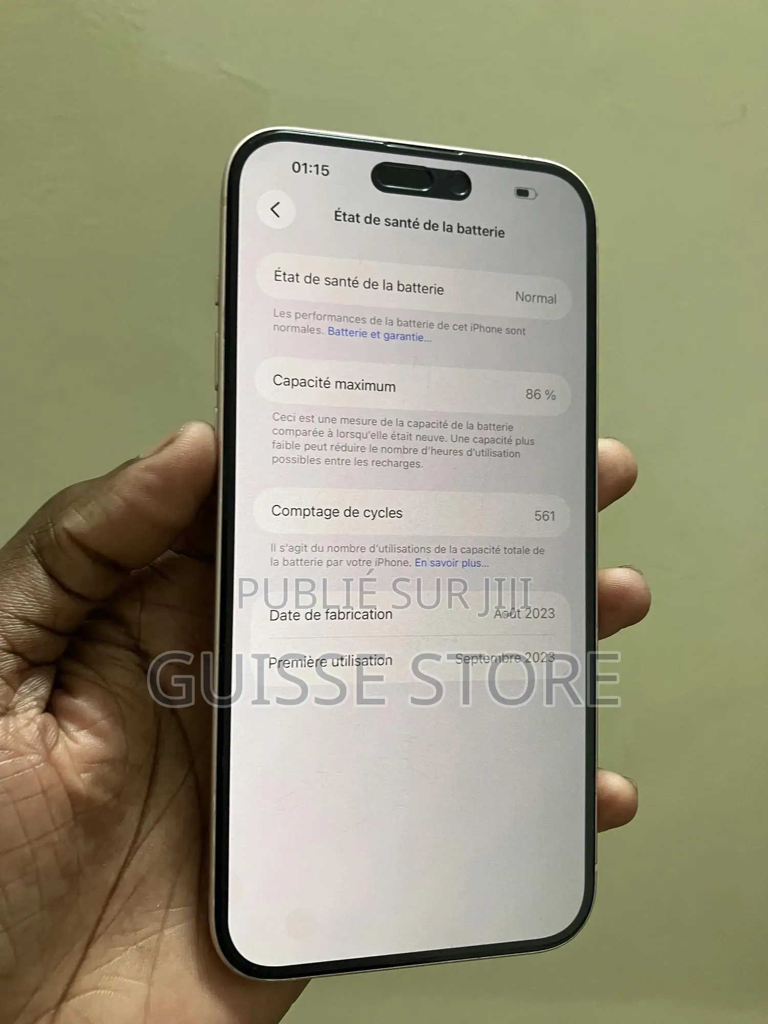 Apple iPhone 15 Plus 256 GB Or rose