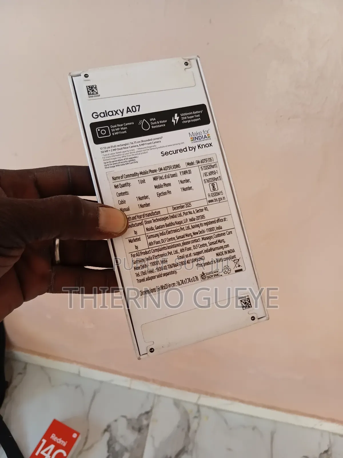 New Samsung Galaxy A07 128 GB Gris