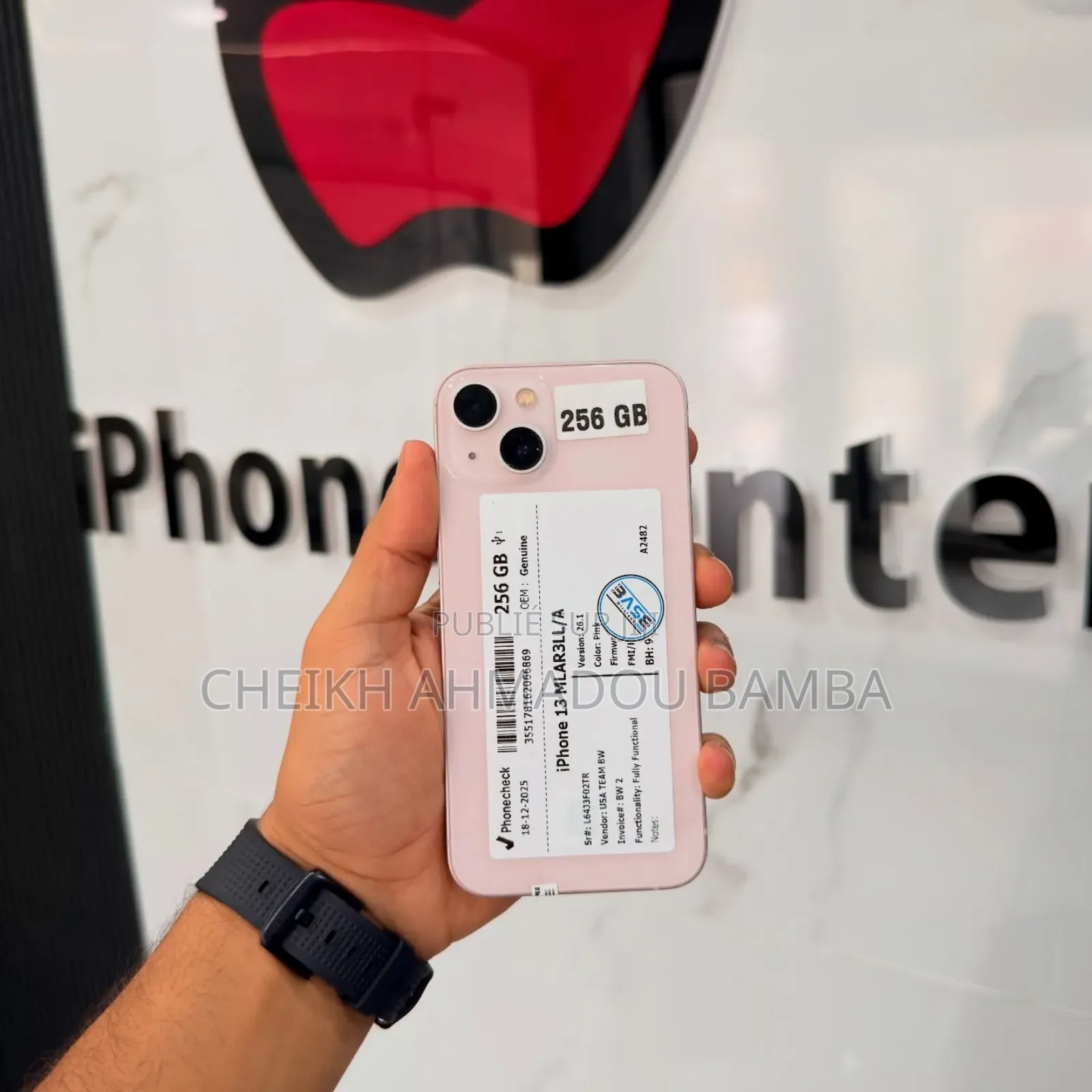 New Apple iPhone 13 256 GB Blanc