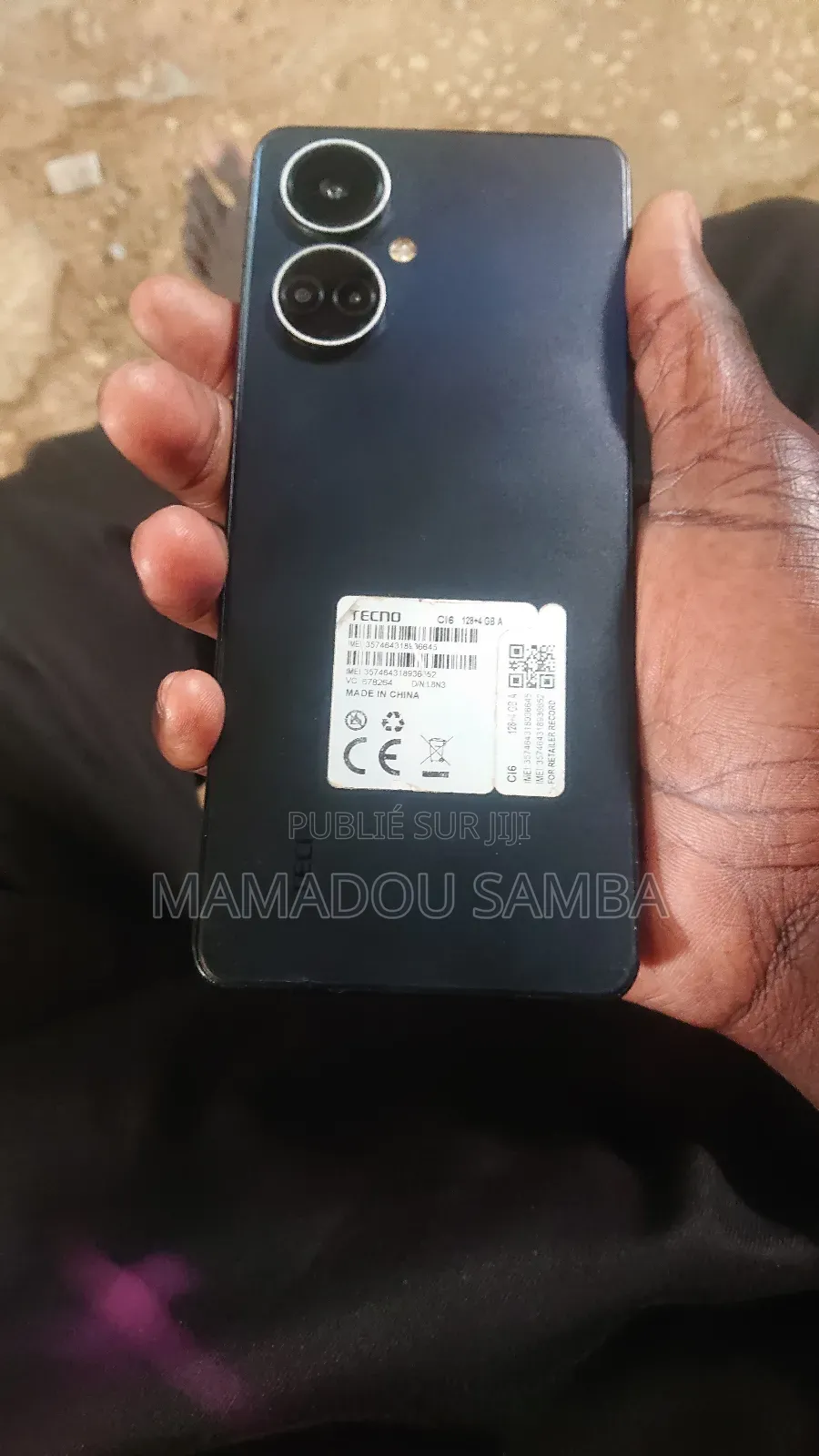 New Tecno Camon 19 128 GB Black