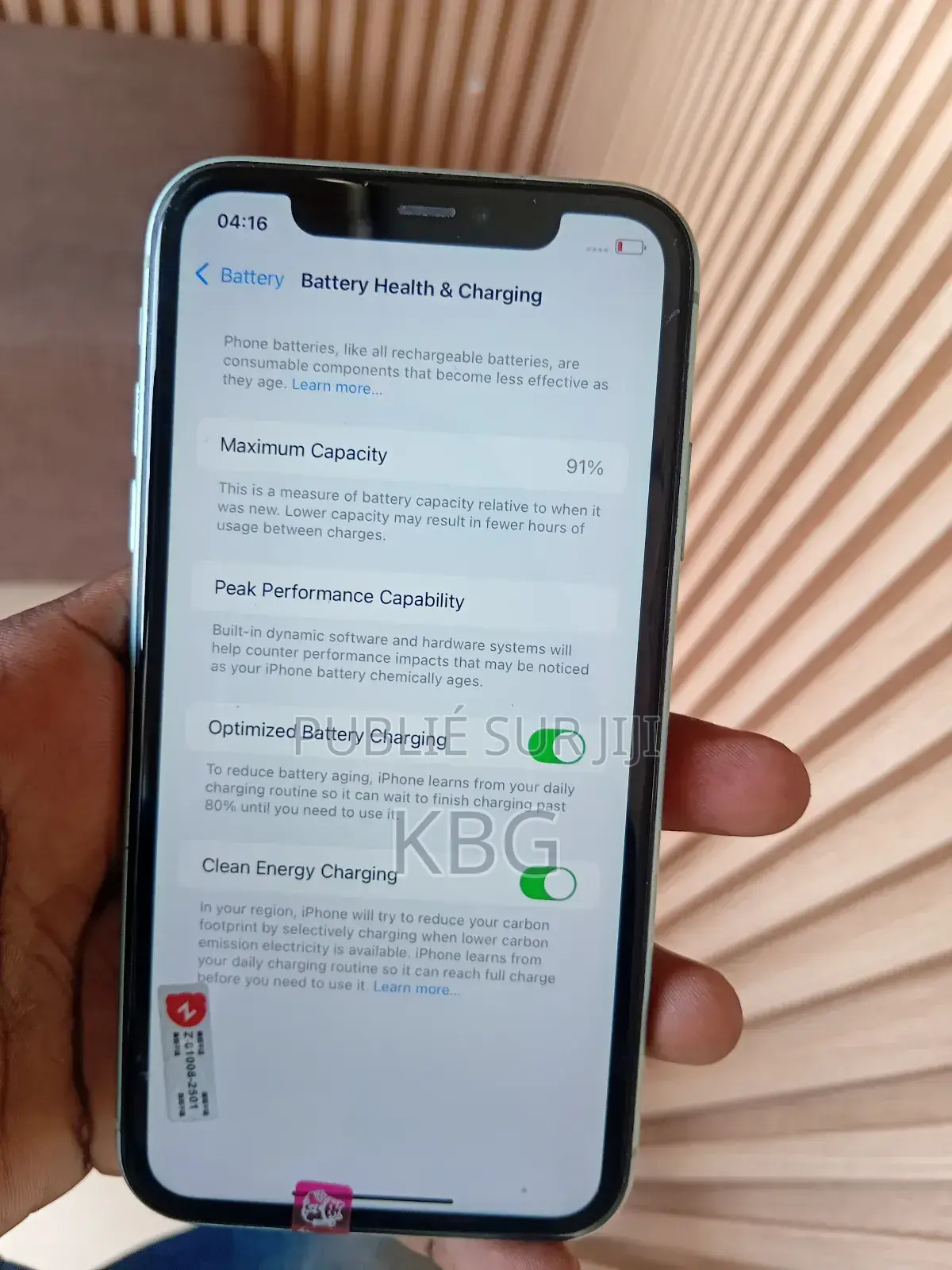Neuf Apple iPhone 11 64 GB Vert