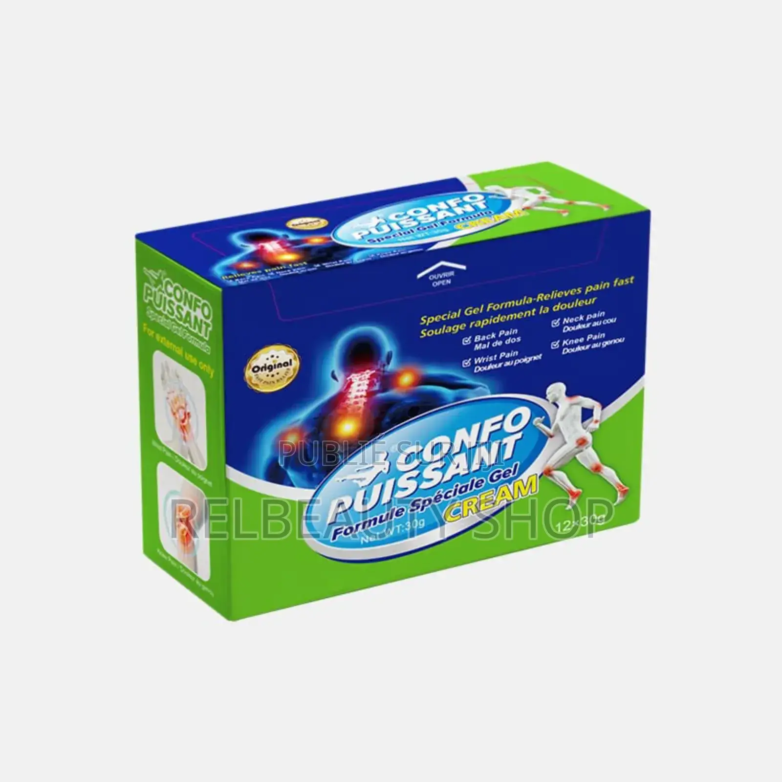 Confo Puissant Anti Douleur Lot De 3