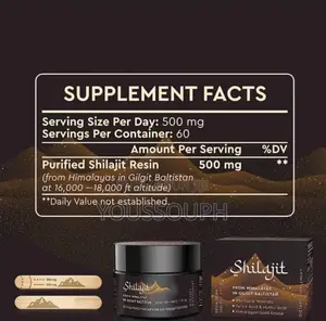 Shilajit Pure De L’Himalaya