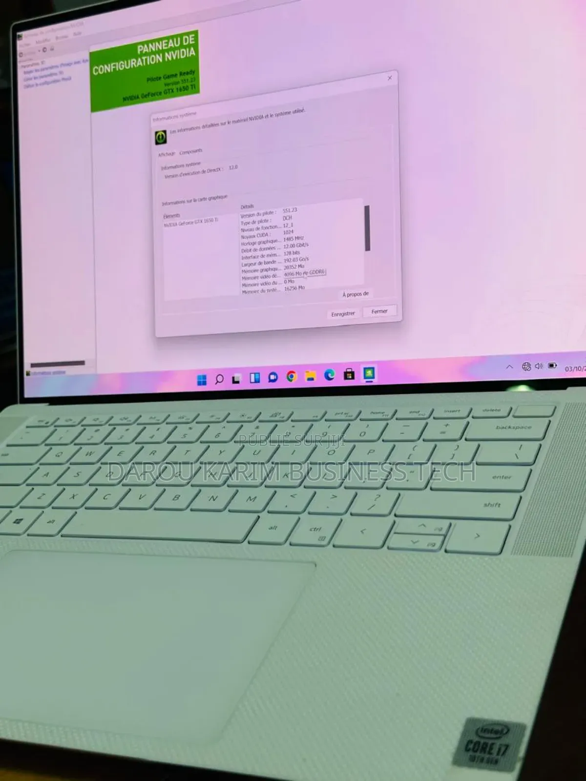 New Ordinateur Portable Dell XPS 15 32GB Intel Core I7 SSD 512GB