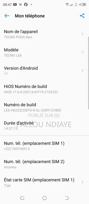 New Tecno Pova Neo 64 GB Black