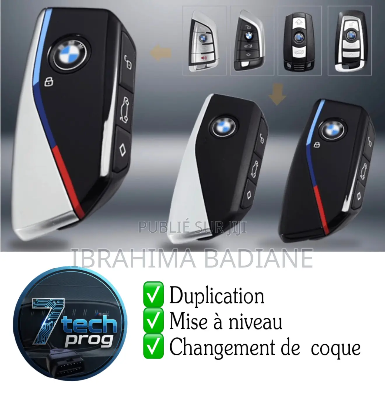 Duplication Et Mise a Niveau Clé BMW