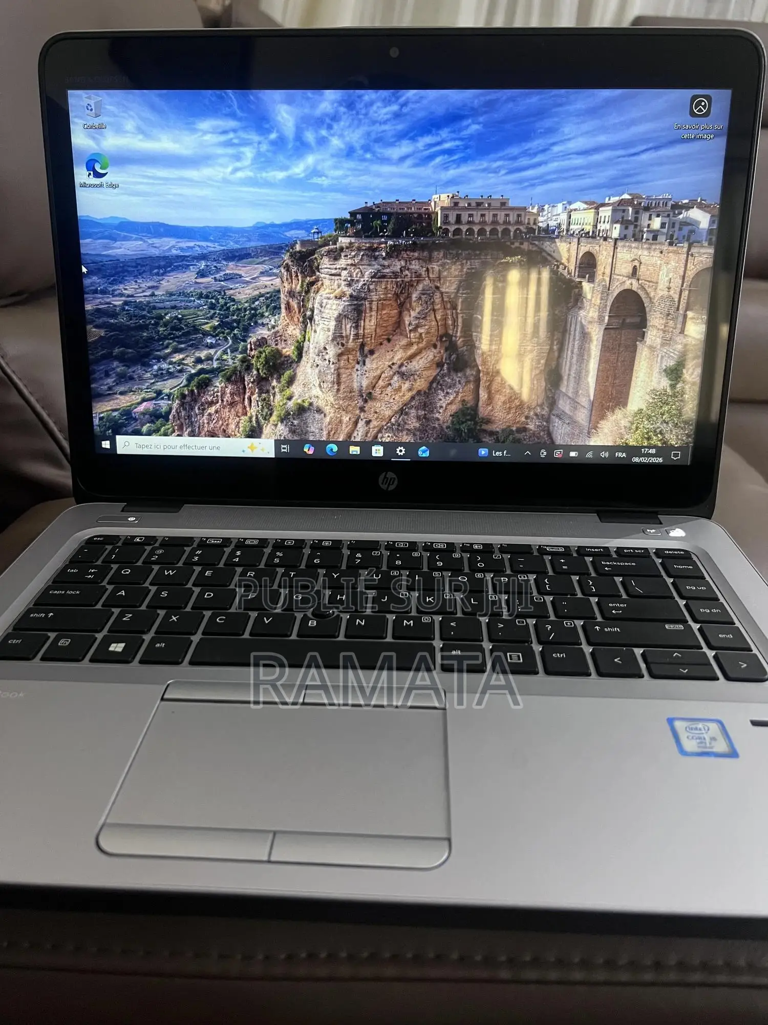 Ordinateur Portable HP EliteBook 840 G3 8GB Intel Core I5 SSD 256GB