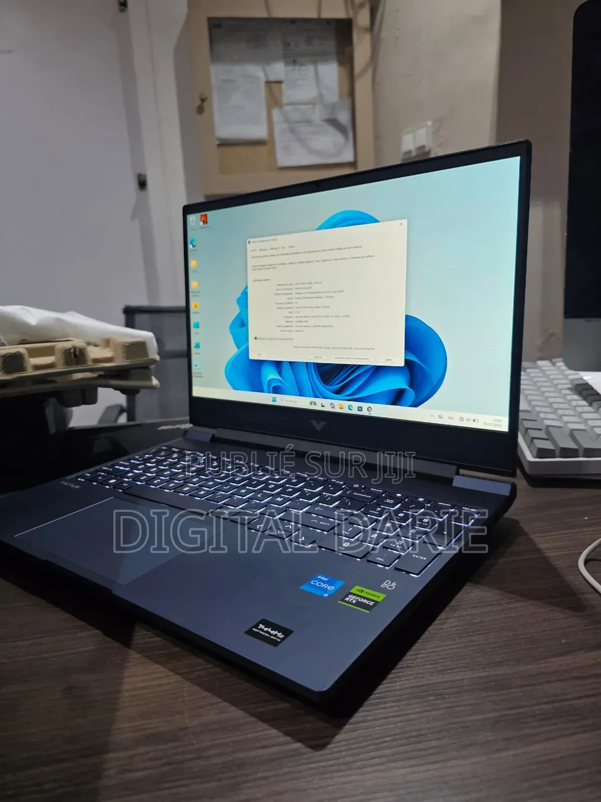 New Ordinateur Portable HP Victus 15 16GB Intel Core I5 SSD 256GB