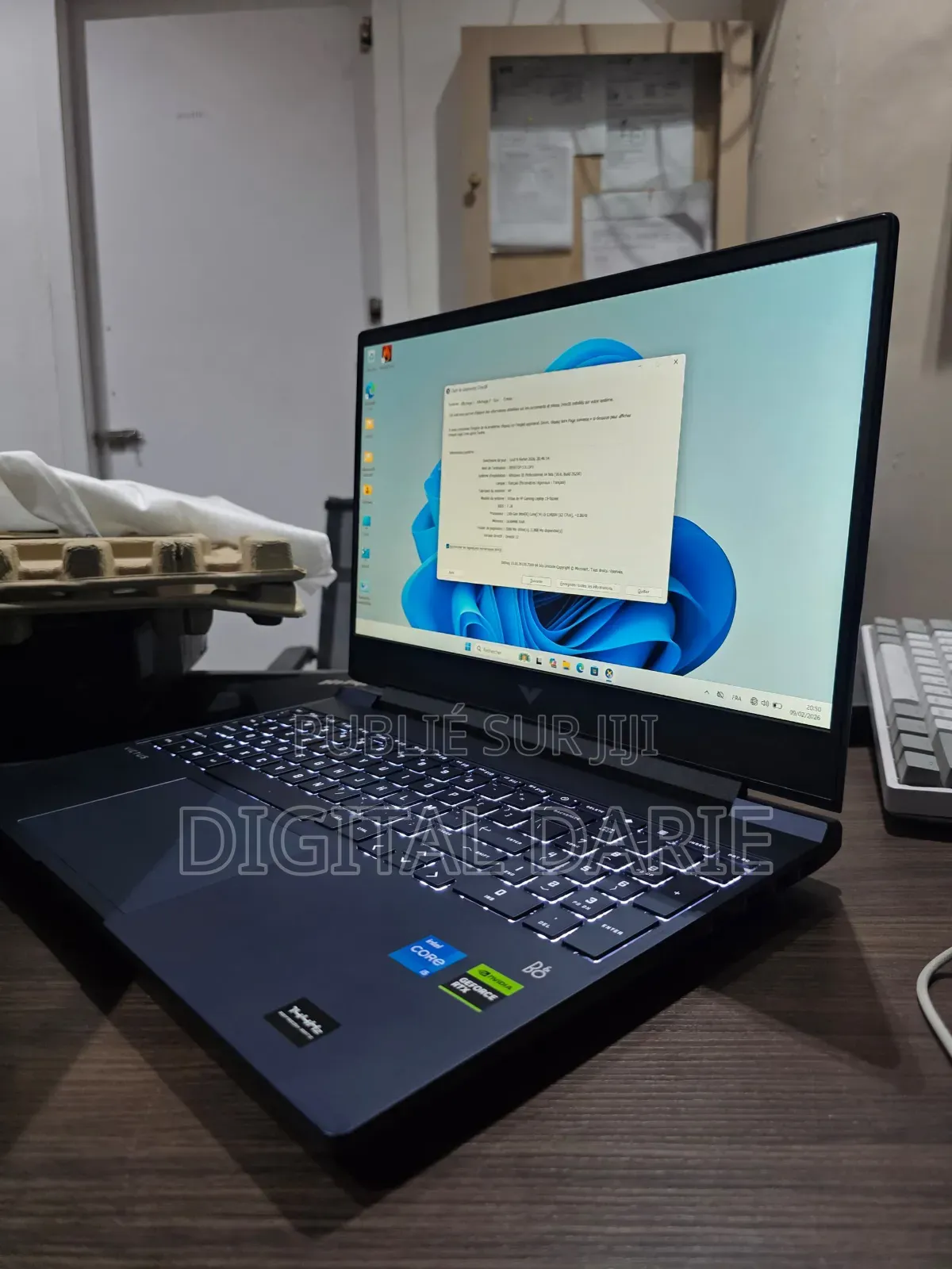 New Ordinateur Portable HP Victus 15 16GB Intel Core I5 SSD 256GB