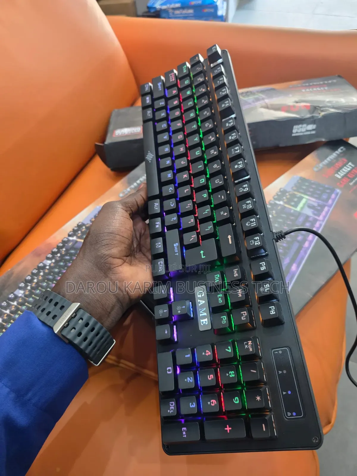 Clavier Gamer RGB Usb Avec Fils