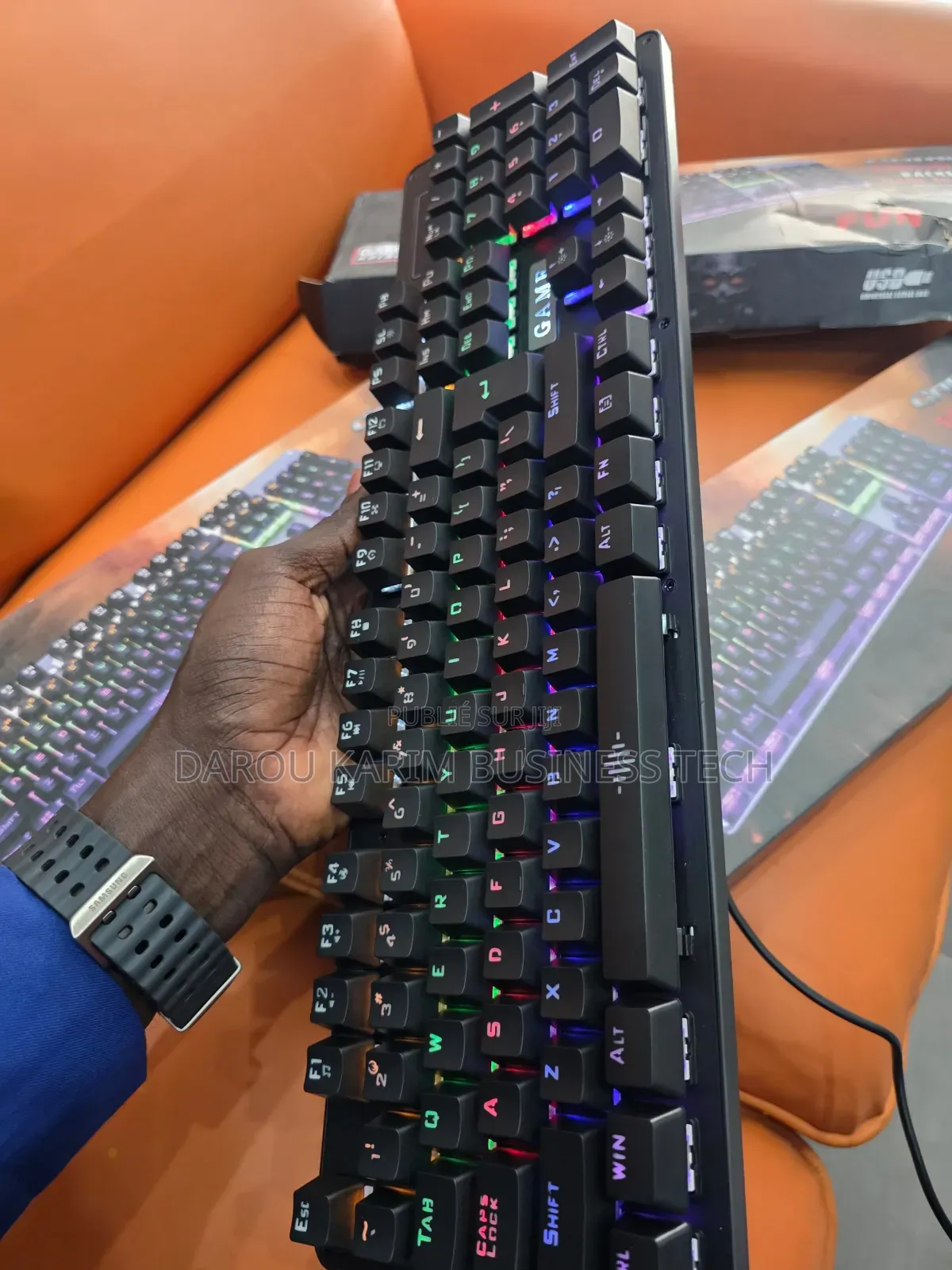Clavier Gamer RGB Usb Avec Fils