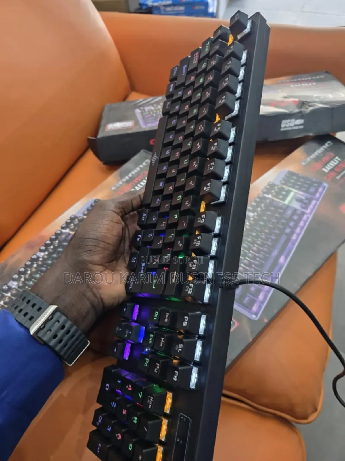 Clavier Gamer RGB Usb Avec Fils