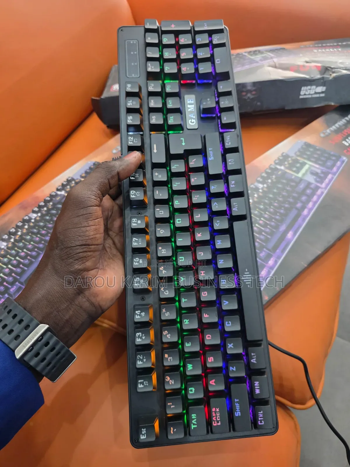 Clavier Gamer RGB Usb Avec Fils