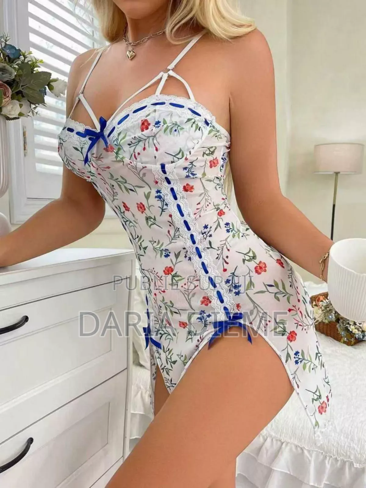 Robe De Nuit en Fleurette