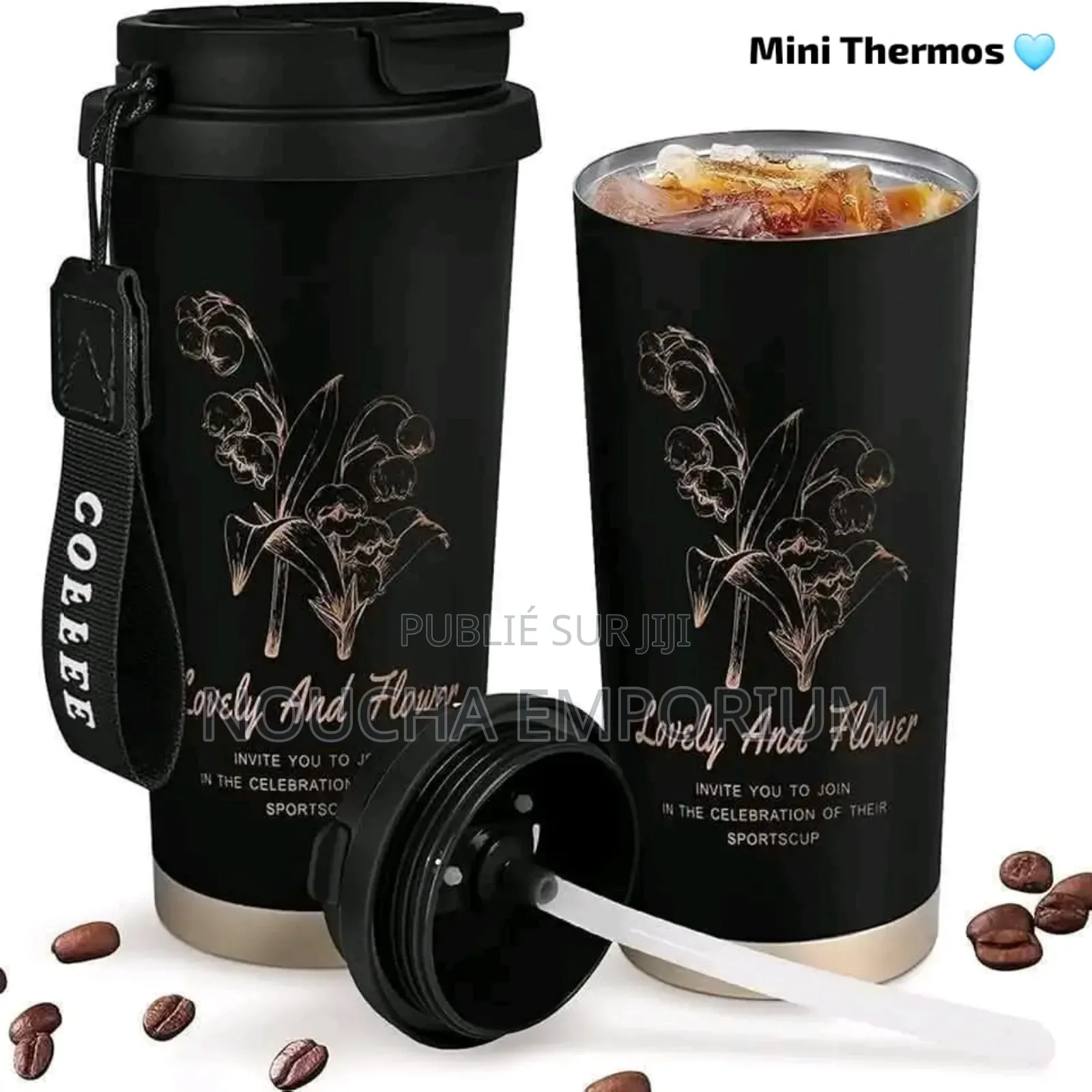 Mini Thermos Isotherme – Style Fraîcheur Partout Avec Vous !