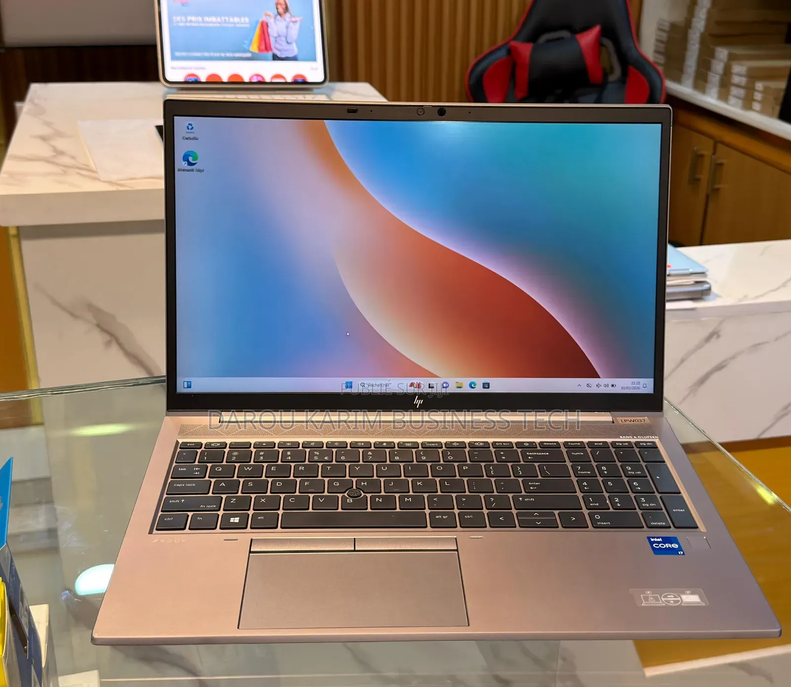 New Ordinateur Portable HP ZBook 15 16GB Intel Core I7 SSD 512GB