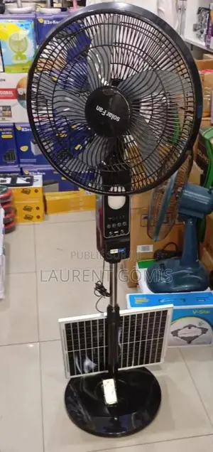 Ventilo Solaire + Commande Plaque Solaire 20w Autonomie 9h