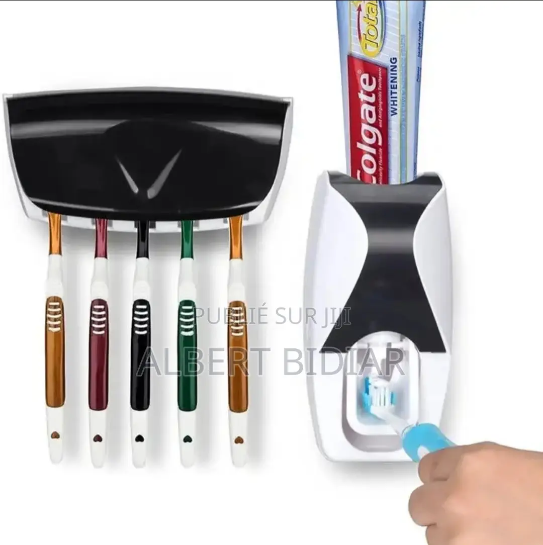 Support Brosse Et a Dents Et Pattes Dentifrice